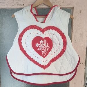 Handmade Quilt Vest With Hood